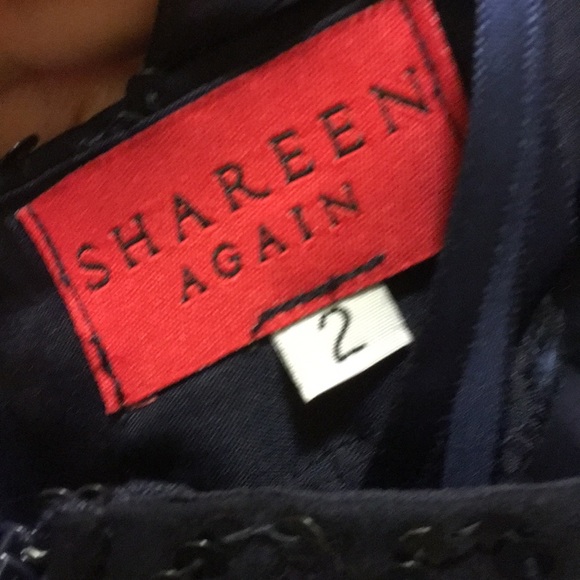 Navy sequin Shareen Again Dress - Picture 4 of 5